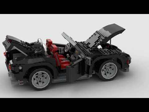 Lego 4896 Roaring Roadsters rotate 3D