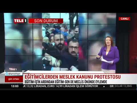 EĞİTİMCİLERDEN MESLKE KANUNU PROTESTOSU | EĞİTİM İŞ