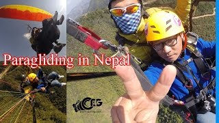 preview picture of video 'Paragliding in Nepal [bishnugurung.com]'