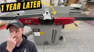 Hammer A3-41 jointer planner combo 1 year review ll Part 1