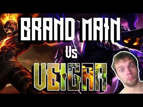Brand Main V Veigar ep 2- Full Commentary Gameplay - League of legends season 7