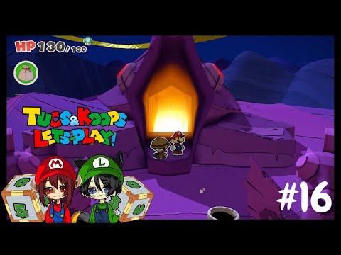 Let's Play | Paper Mario Origami King Finding The Temple Of Shrooms | Part 16