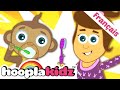 Morning Routine In French Brosse Les Dents Comptines Pour Bébé HooplaKidz Franҫais