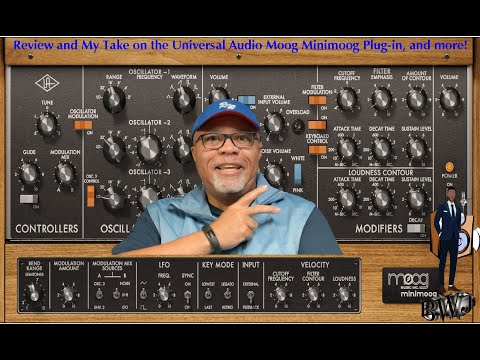 Review and My Take on the Universal Audio Moog Minimoog Plug-in, and more!