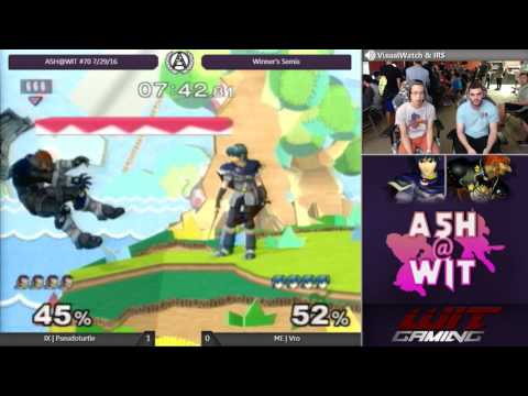 IX | PseudoTurtle (Ganon) vs ME | Vro (Marth) - ASH@WIT #70 Melee Winner's Semis