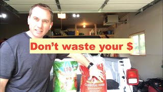 Better bird seed!  How to recognize good bird seed and not w