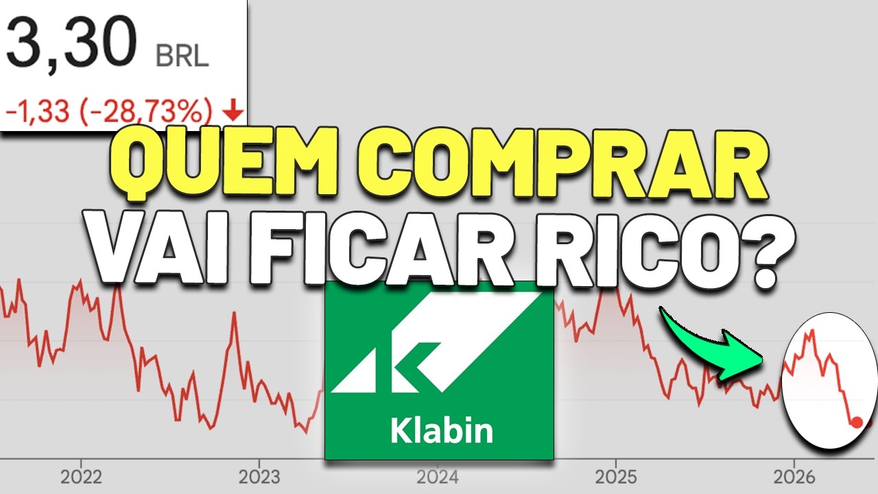 🚨AÇÃO MUITO BARATA PARA IGNORAR? VALE A PENA INVESTIR NA KLABIN? KLBN11 KLBN4 KLBN3