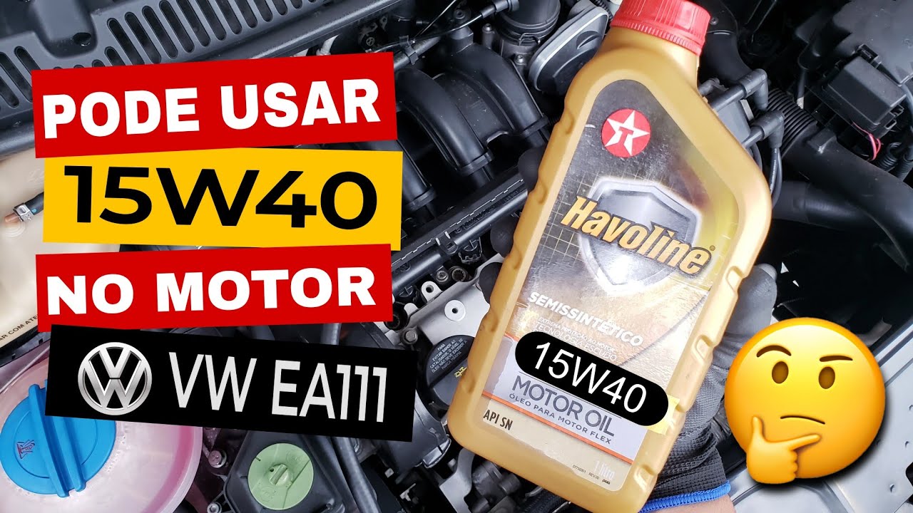 POSSO USAR ÓLEO 15W40 NO MOTOR VOLKSWAGEN EA111? Vídeo polêmico!!!🔥