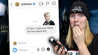 I SENT A DM TO HARRY POTTER CAST & CHARACTERS ON INSTAGRAM