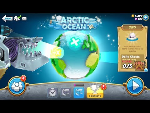 [NEW] ROBO SHARK (Arctic Ocean) Gameplay Episode 2 - Hungry Shark World
