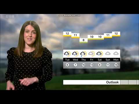 Alex Osbourne BBC Spotlight weather on BBC ONE March 28th 2022 in HD! - 60 FPS