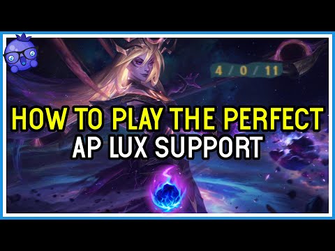Playing the PERFECT AP LUX Support game! - High ELO - League of Legends