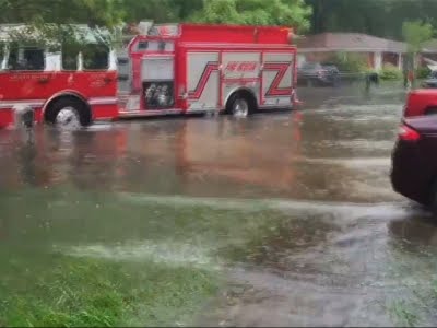 Raw: Heavy Rains Flood South Carolina Coast - YouTube