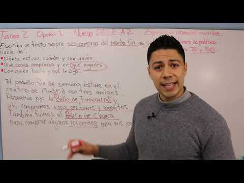 DELE A2. Examen escrito.