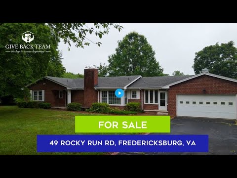Fredericksburg, VA Home For Sale | Presented by the Ginger Walker and Give Back Team