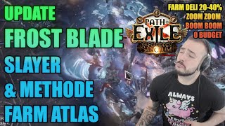 Path of exile 3.20 : Frostblade Slayer !! Farm Délirium en mode Budget :D Update & Atlas Tree !