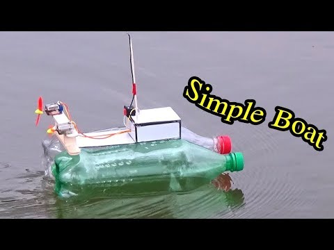 How to Make a Simple Electric Boat Using Plastic Bottle