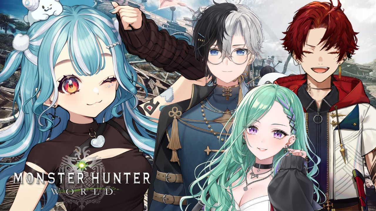 【モンハンワールド】＃２　かっこいい弓作りたい【ぶいすぽ/白波らむね】