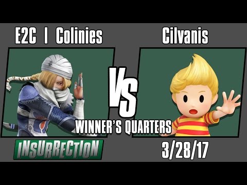 Insurrection XI! E2C Colinies (Sheik/Fox) vs Cilvanis (Lucas/Mewtwo) Winners Quarters