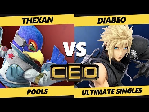 CEO 2019 SSBU - Thexan (Falco) Vs. Diabeo (Cloud) Smash Ultimate Tournament Pools