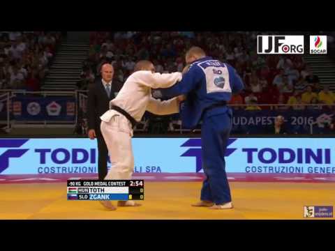 Judo 2016 Grand Prix Budapest: Toth (HUN) - Zgank (SLO) [-90kg] final