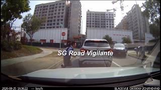 25aug2026 tampines st 92 schoolboy run across the road without checking for traffic
