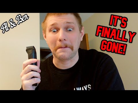 I SHAVED OFF MY MUSTACHE!