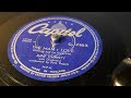 June Christy - The Man I Love - 78 rpm - Capitol C2163