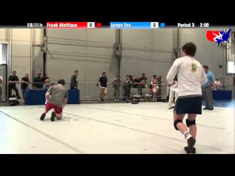 Frank Mattiace vs. James Fox at 2013 Junior Nationals - FILA - FS