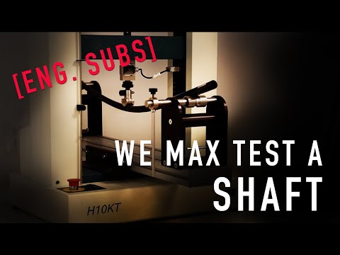We max test a floorball shaft.