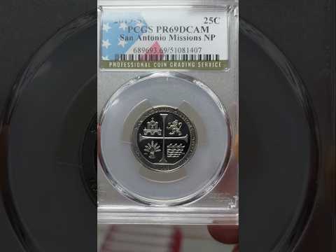San Antonio Missions National Historical Park Quarter 2019 #PCGSCoin #NationalParkQuarters