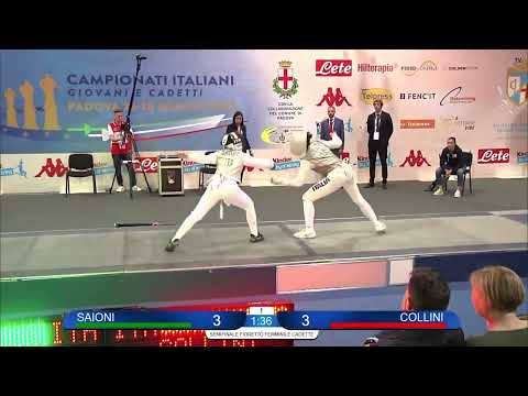 Italian Championships 2023 CWF - L4 - Greta Saioni v Greta Collini