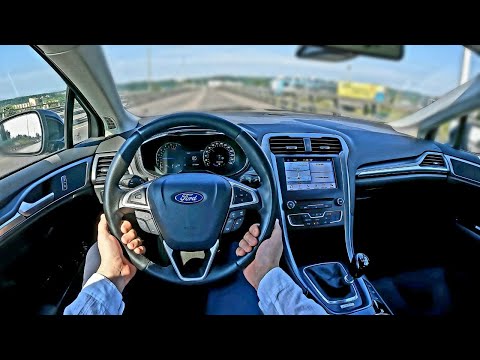 2017 Ford Mondeo [ Titanium Edition 1.5l diesel 120hp ] | POV Test Drive | Fuel consumption info