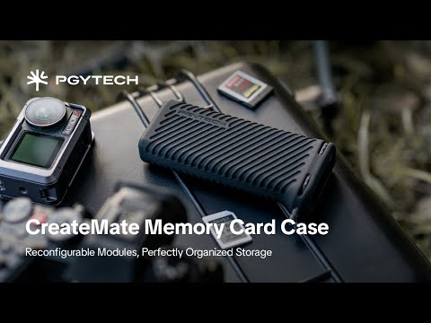 Миниатюра изображения товара Кейс для карт памяти Pgytech CFexpress CreateMate Card Reader Case P-GM-169 (с картридером)