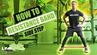 RESISTANCE BAND SIDE STEP exercise video thumbnail