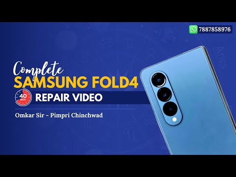 Samsung Z Fold 4 Not Opening Fully? Complete Hinge Repair Guide (0 to 180° Fix)