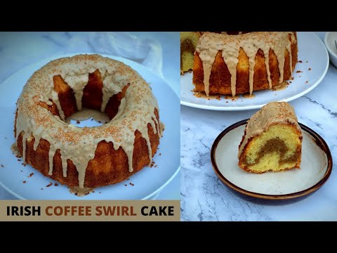 IRISH COFFEE SWIRL CAKE RECIPE WITH OSSORO IRISH CREAM | ST. PATRICK'S DAY SPECIAL EASY DESSERT