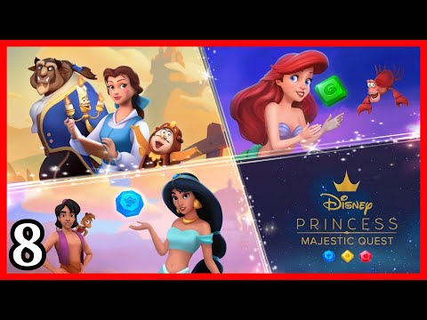 Disney Princess Majestic Quest - Level 8 | NO BOOSTERS - (Android/iOS) Gameplay