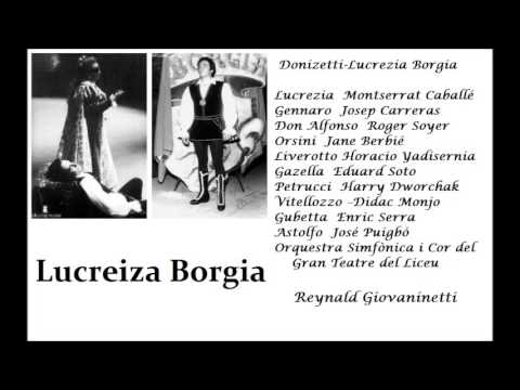 LUCREZIA BORGIA. G. DONIZETTI. LICEU 1970.