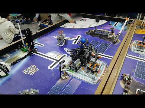 Team RED ] FLL 2018 - 19 INTO ORBIT Robot Game 396p ( Practice Video )