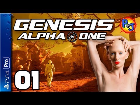 Let's Play Genesis Alpha One | PS4 Pro Pre-release Gameplay Episode 1 (P+J)