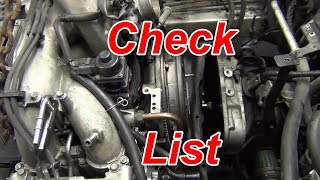 Subaru Engine Removal Checklist How-to