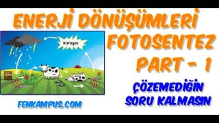 8.6.2.Enerji Dönüşümleri Detaylı Konu Anlatımı Part - 1 ( Fotosentez )