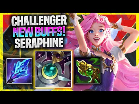 LEARN HOW TO PLAY SERAPHINE WITH NEW BUFFS! - Challenger Plays Seraphine Support vs Nautilus!