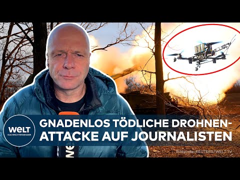 UKRAINE-KRIEG: Gnadenlose "First Person View"-Kamikazedrohne tötet Fotojournalist Antoni Lallican