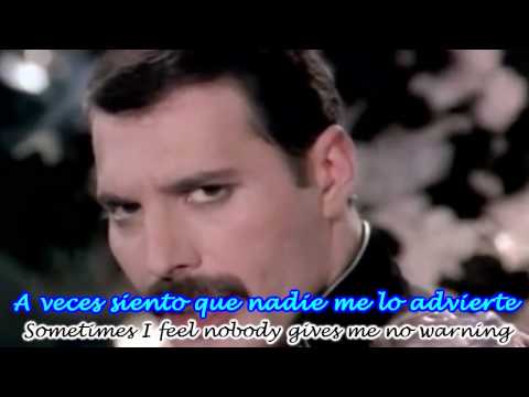 Queen - Freddie Mercury - Living On My Own Subtitulado Español Ingles HD