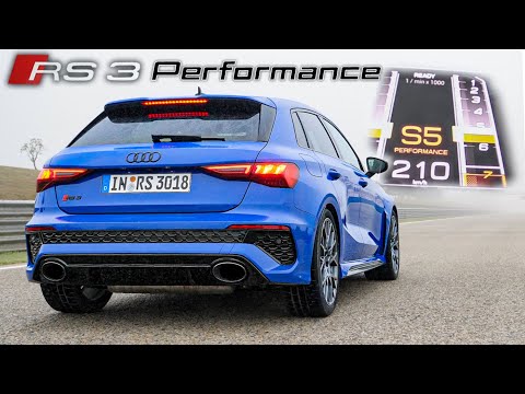 Audi RS3 Performance (407hp) | Launch Control & 100-200 km/h acceleration🏁 | Automann in 4K