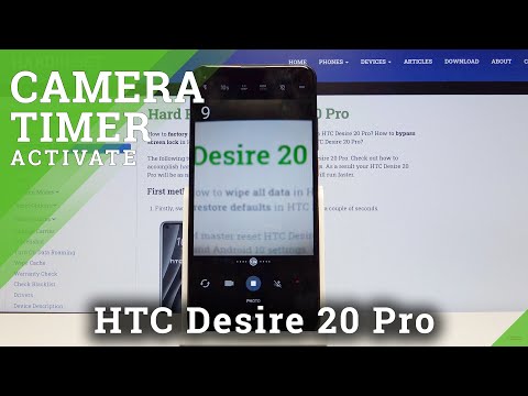 How to Set Up Camera Timer on HTC Desire 20 Pro