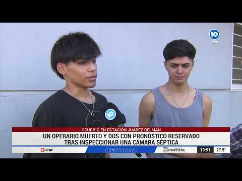 Juárez Celman: un operario falleció en una cámara séptica