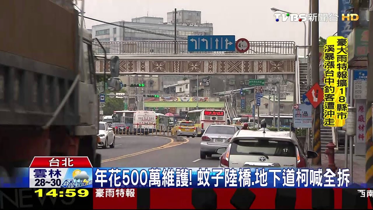 年花500萬維護！　蚊子陸橋、地下道柯喊全拆